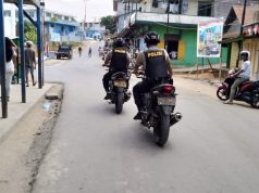 Giat Patroli Penertiban Prokes Covid-19 menjelang Natal dan Tahun Baru Polsek Tanimbar Utara