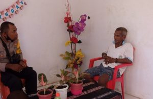 Bhabinkamtibmas Adaut Giat DDS Keluarga Napak Edoart Emanratu