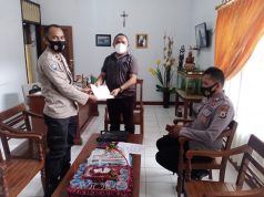 Jelang Ibadah Natal dan Tahun Baru, Sat Binmas Polres Kepulauan Tanimbar Sambangi Tokoh Agama