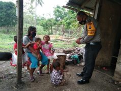 Bhabinkamtibmas Desa Persiapan Ilngei Barat Giat DDS Sampaikan Pesan Kamtibmas