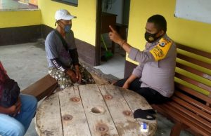 Bhabinkamtibmas Olilit Timur Giat DDS Kepada Badan Pengurus TKMB Tidak Konsumsi Miras