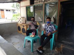 Bhabinkamtibmas Werain Giat Kunjungan Natal Warga Desa