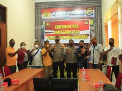 Kapolres Kepulauan Tanimbar Gelar Konferensi Pers Akhir Tahun 2020