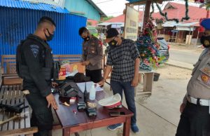 Kasat Intelkam Polres Kepulauan Tanimbar Pimpin Giat Pengecekan Pos PAM Ops Lilin Siwalima Tahun 2020