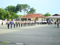 Kabag Ren Polres Kepulauan Tanimbar Pimpin Apel pagi dan ajak personil saling menghargai di Tahun yang baru