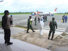 58 Pelaku Perjalanan dari Ambon mendapatkan Pengamanan personil Ops Aman Nusa II Polres Kepulauan Tanimbar