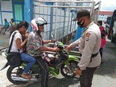 Sebanyak 42 orang Pelanggar Prokes Covid-19 ditegur dalam Giat Operasi Yustisi Polres Kepulauan Tanimbar