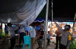 Polsek Tanimbar Selatan bertindak Cepat, batalkan Hajatan Pernikahan yang berpotensi melanggar Prokes Covid-19