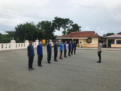 Polres Kepulauan Tanimbar Giat Binlat PBB kepada peserta Rekpro