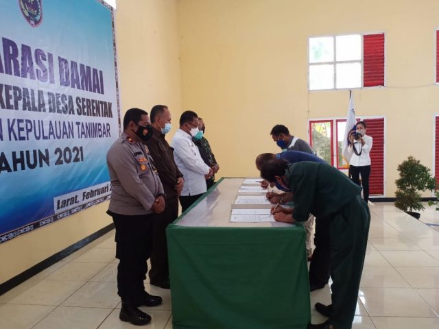 2. Waka POlres_Deklarasi damai Pilkades Larat