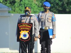 Waka Polres Kepulauan Tanimbar pimpin apel pagi, sampaikan Jukrah tugas dan atensi Pimpinan tentang Pelanggaran personil