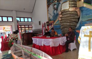 Kapolres Kepulauan Tanimbar hadir dan berikan Materi Pembekalan kepada peserta Sidang Klasis Tanimbar Utara