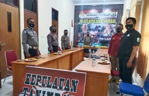 Giat Launching Website Polda Maluku dihadiri Kapolres Kepulauan Tanimbar dan personil secara Virtual