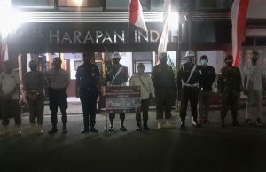 Polres Kep. Tanimbar dan TNI bersama bidang V Satgas Covid-19 giat Ops Yustisi gabungan