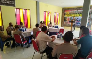 Kapolres Kepulauan Tanimbar Gelar Syukuran sederhana Pengukuhan Jabatan dan satu tahun Kerja