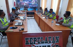 Kapolres Kepulauan Tanimbar Pimpin langsung Giat Gelar Perkara 2 (dua) Kasus Laka Lantas