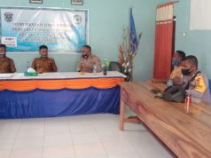 Polsek Nirunmas Sosialisasikan larangan Karhutla, Kepatuhan berlalu lintas dan PPKM kepada Pemdes se-kecamatan Nirunmas