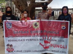 Cegah Praktek Pungli, Sat Binmas Polres Tanimbar Giat Sosialisasi Saber Pungli kepada masyarakat