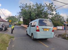 Cegah potensi kemacetan dan Laka Lantas, Sat Lantas Polres Tanimbar rutin Giat Gatur Pagi