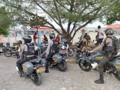 Rutin Giat KRYD, Personil Samapta Polres Tanimbar tegur 3 Pelanggar Lalu lintas dan 4 Pelanggar Prokes