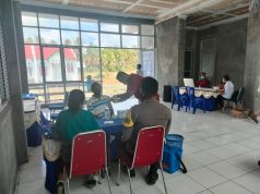 Polsek Kormomolin bersama Puskesmas Alusi dan Puskesmas Saumlaki Giat Vaksinasi dan suntik 137 orang