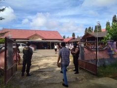 Berikan rasa aman kepada umat Kristen di jam Ibadah, Sat Samapta Polres Kep. Tanimbar giat Patroli KRYD pada tempat Ibadah