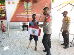 Alumni Akabri 1999 Peduli, Polres Tanimbar dan TNI gelar Vaksinasi dan Baksos di Pulau Matakus