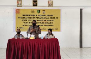 Bid Dokkes Polda Maluku lakukan Sosialisasi dan Supervisi di Polres Tanimbar