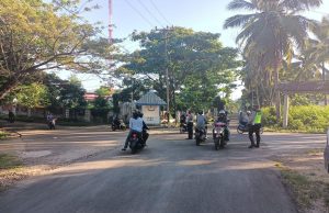 KBO Lantas Polres Tanimbar Pimpin langsung Giat Gatur Pagi