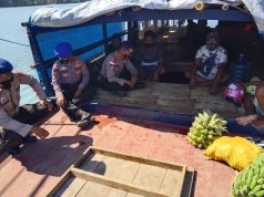 Terapkan Prokes, Sat Polairud Polres Tanimbar Patroli Sambang kepada ABK dan Nakhoda Kapal Motor