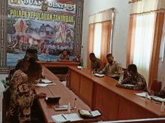 Pembinaan kepada Casis Dik Tuk Ba Polri Gel. I. TA. 2022 rutin dilakukan Bag SDM Polres Tanimbar
