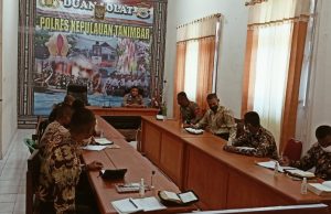 Pembinaan kepada Casis Dik Tuk Ba Polri Gel. I. TA. 2022 rutin dilakukan Bag SDM Polres Tanimbar