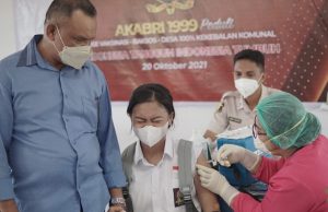 Gelar Vaksinasi di SMA N. 8 Saumlaki, 188 orang kembali disuntik Vaksinator Polres Tanimbar