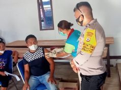 Polsek Wermaktian amankan giat Vaksinasi 36 di wilayahnya