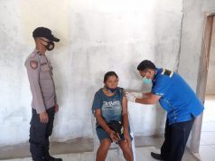 Polsek Wuarlabobar kembali berikan Pengamanan giat Vaksinasi