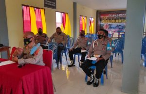 Personil Propam Polres Tanimbar hadir ikuti Giat Anev tugas Propam Polri secara Virtual