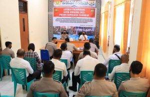 Polres Tanimbar Gelar Latpra Ops Antik Siwalima tahun 2021