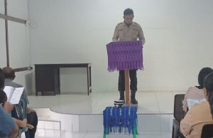 PS. Kanit Binpolmas Sat Binmas Polres Tanimbar hadir Pimpin Ibadah Unit Doulos Jemaat GPM Saumlaki