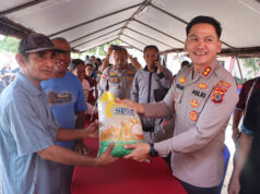 Gelar Gerakan Pangan Murah, Polres Kepulauan Tanimbar salurkan 20 ton beras untuk Warga