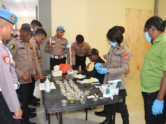 Dadakan, Polres Kepulauan Tanimbar Gelar tes urine bagi seluruh Personel