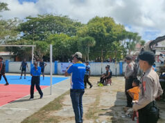 Jamin rasa aman, Polres Kepulauan Tanimbar lakukan pengamanan turnamen bola Voli