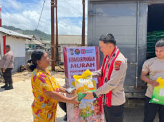 Jaga stabilitas harga pangan, Polres Kepulauan Tanimbar salurkan bantuan beras SPHP lewat GPM
