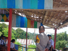 Sambangi Pelajar SMP, Bhabinkamtibmas sisihkan pesan Kamtibmas hindari kenakalan Remaja