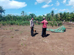 Beri motivasi dan pendampingan, Bhabinkamtibmas Latdalam sambangi Petani