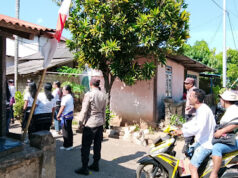 Kawal dan amankan lomba gerak jalan indah, Polsek Wermaktian pastikan rasa aman