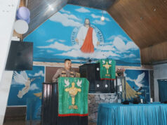 Pimpin Mimbar Kamtibmas di Gereja, Wakapolsek Tansel sampaikan pesan Kamtibmas