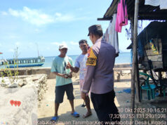 Cegah karhutla, Bhabinkamtibmas Lingada berikan edukasi terkait bahaya karhutla lewat sambang