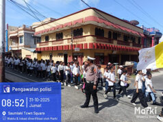 Kawal dan amankan rute Ziarah Rohani, Sat Lantas Polres Kepulauan Tanimbar pastikan berjalan lancar