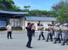 Tingkatkan kesiapan hadapi gangguan Kamtibmas, Polres Kepulauan Tanimbar gelar latihan Dalmas