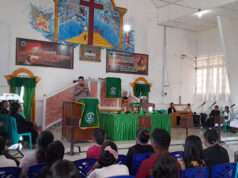 Pimpin Mimbar Kamtibmas dan Minggu Kasih, Kapolsek Nirunmas ajak Jemaat jaga Kamtibmas